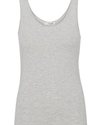 -view Top Stabil Tank Top Light Grey Melange