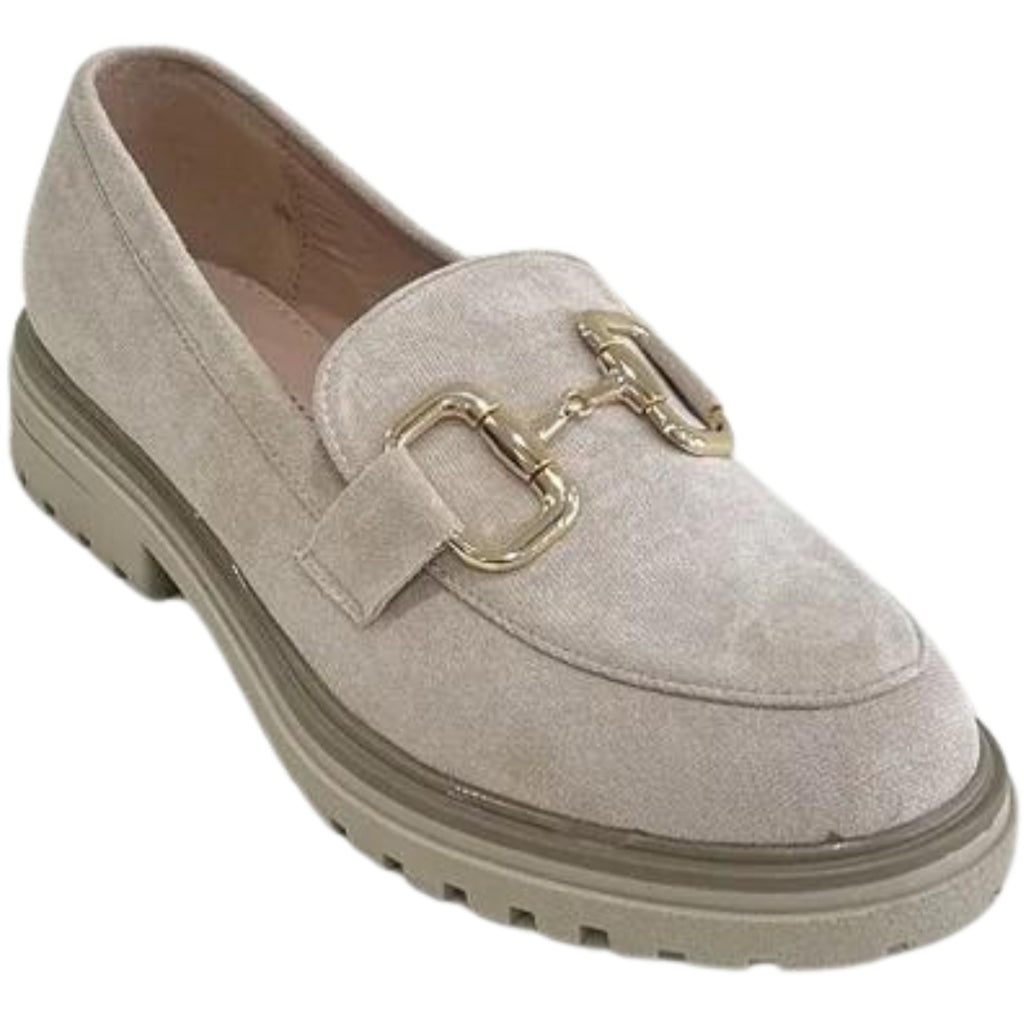 Elsa Dame Loafers Df08 Beige