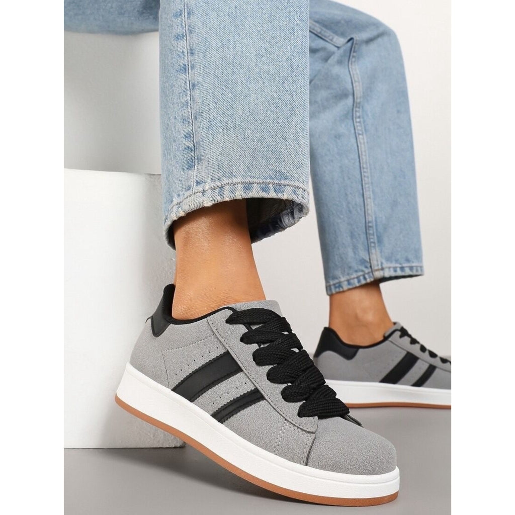 Ginette Dame Sneakers  -123 Grey