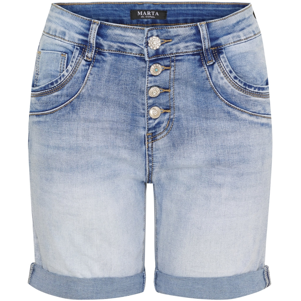 Marta Du Chateau Dame Shorts Mdcragna Mdc210-26149 Denim