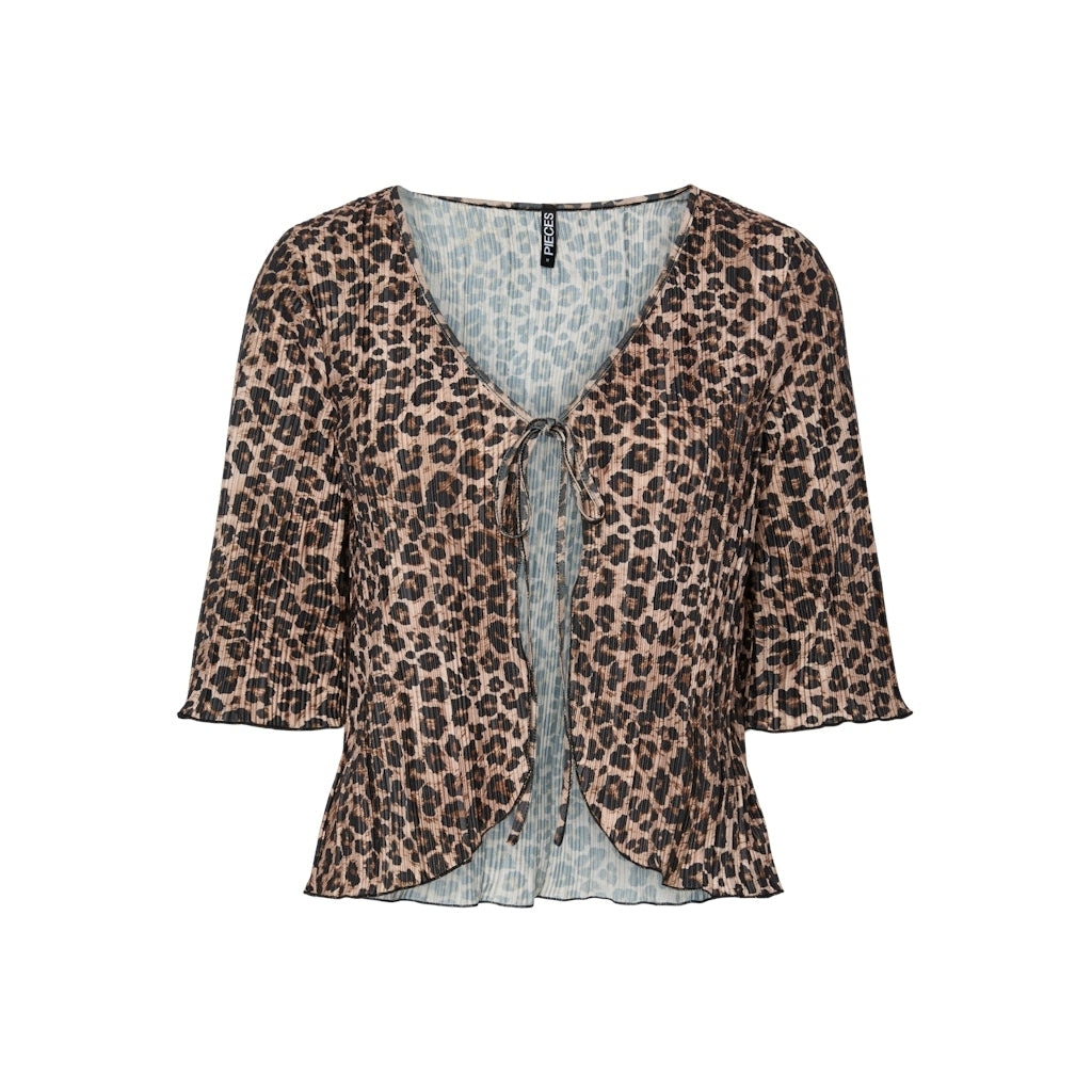 Pieces Dame Top Pcamber Black Leo